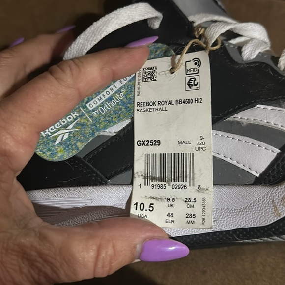 Reebok Royal BB4500 Basketball high tops 10.5 New without box - Picture 4 of 8